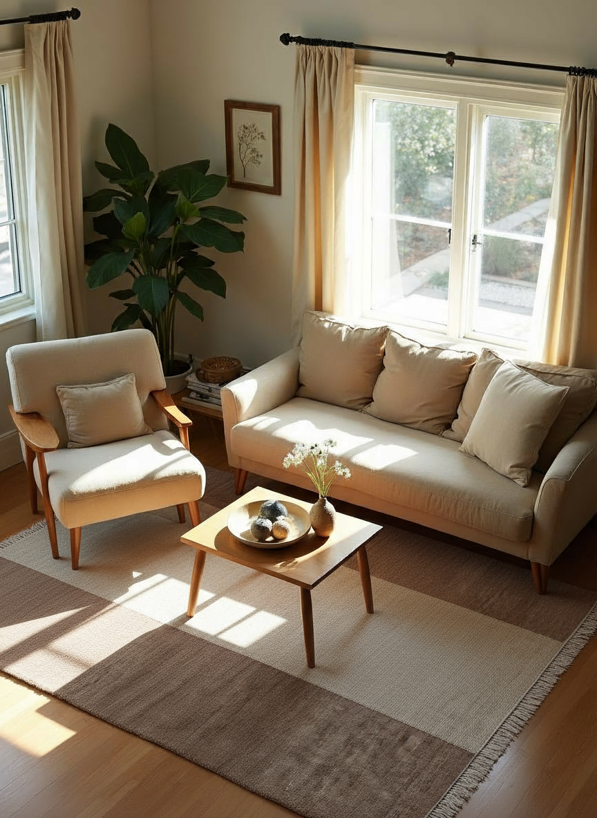 Striae Flatweave Rug - Made to Order