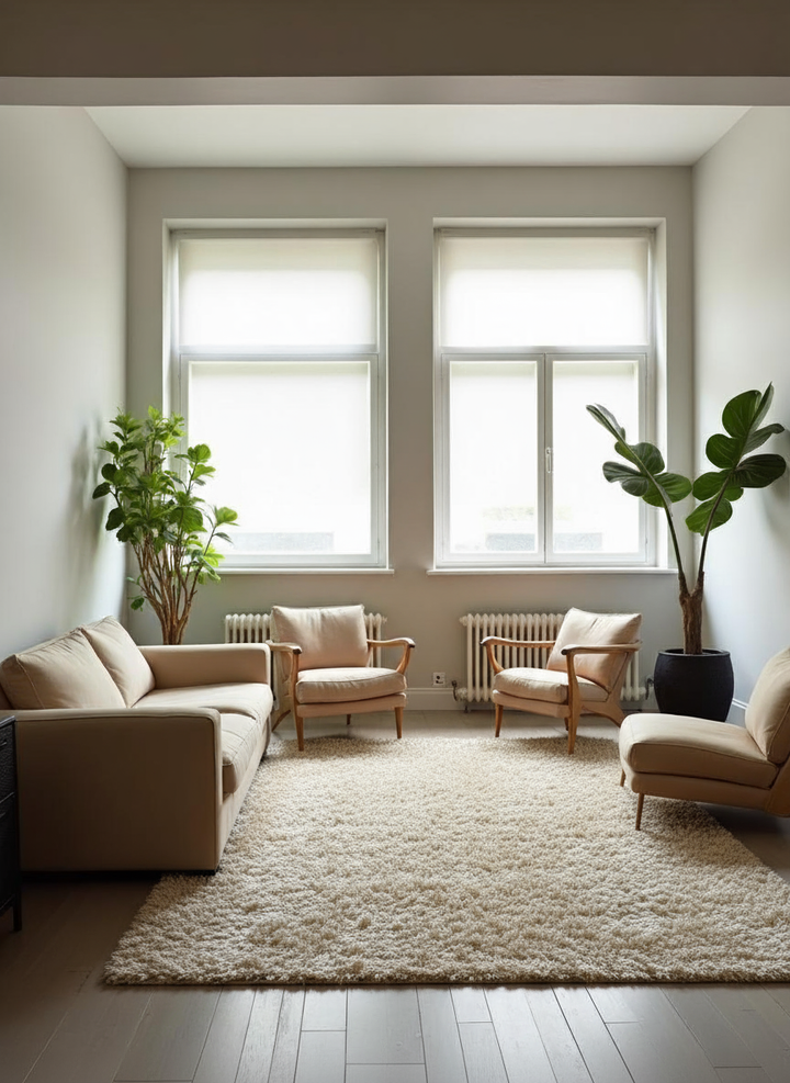 Lumen Shaggy Hand Knotted Rug - Size: 8.7 x 6.3