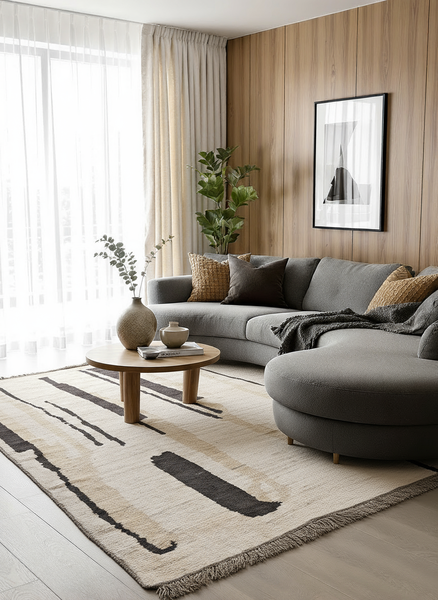 Jynx Hand Knotted Rug - Size: 9.9 x 8