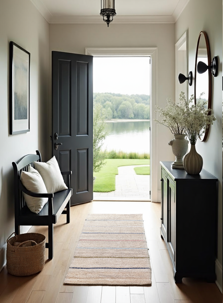 Flatweave Natural Jute Runner - Size: 5.2 x 2.4