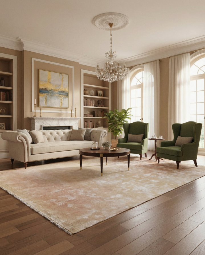 Aven Hand Tufted Rug - Size: 7.10 x 6