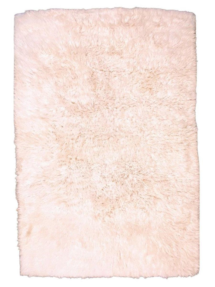 Moroccan Wool Solid Shag Rug - Size: 8 x 5.10