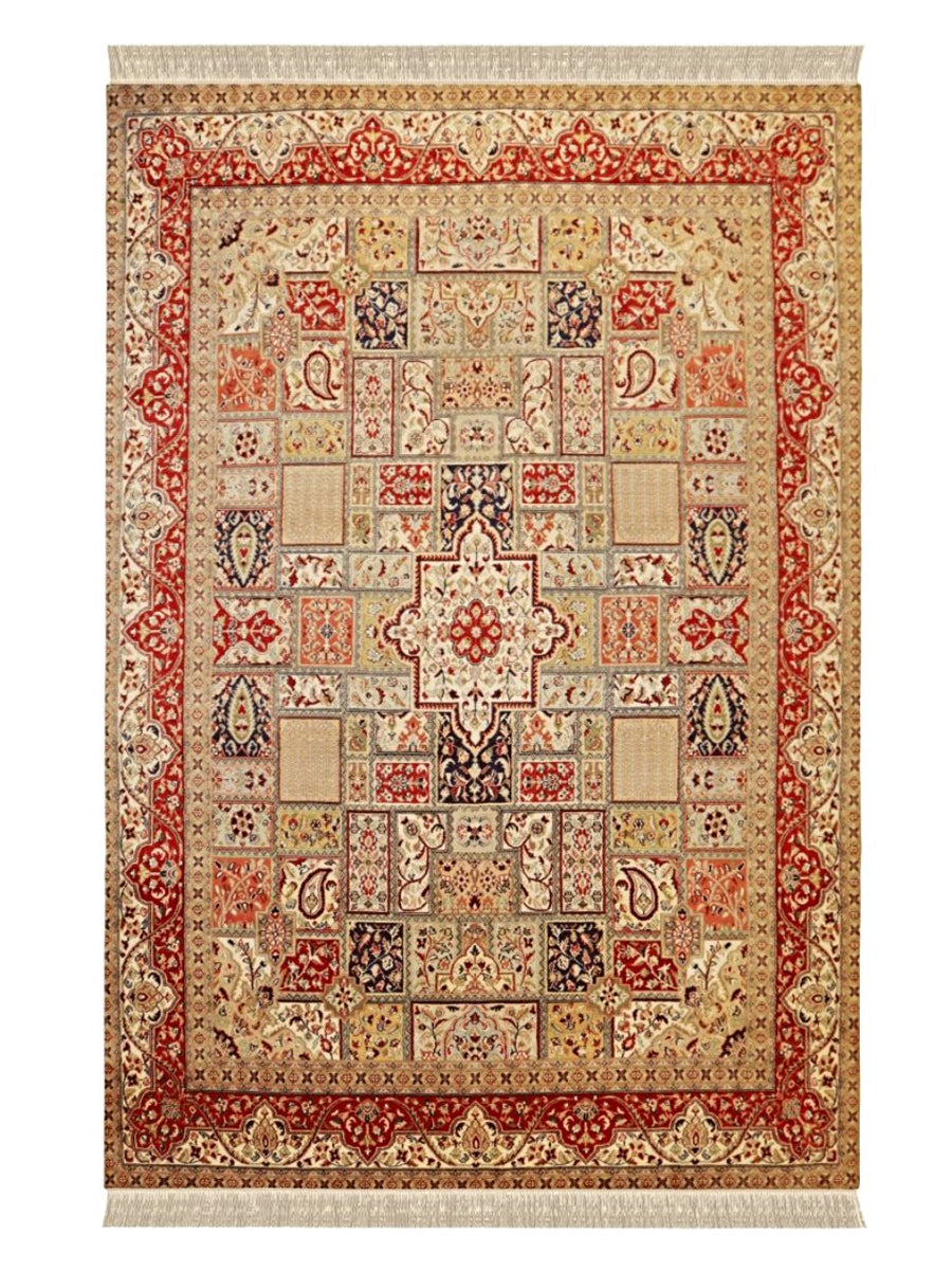 Pakistani Double Knot Rug - Size: 11.10 x 8.11