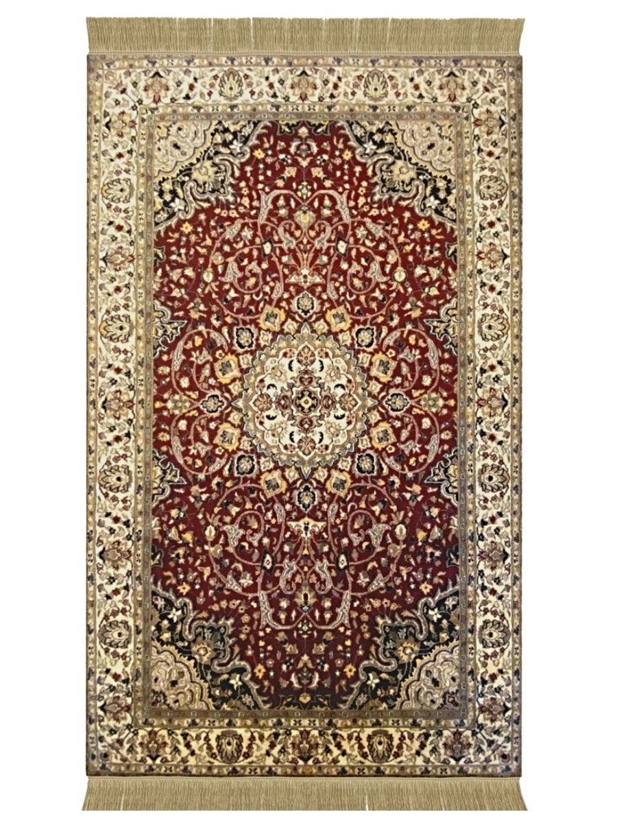 Pakistani Double Knot Rug - Size: 9.2 x 5.11