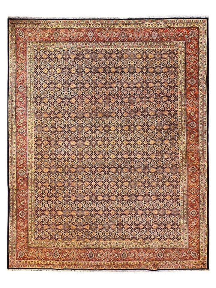 Persian Bijar Antique Rug - Size: 9.7 x 7.9