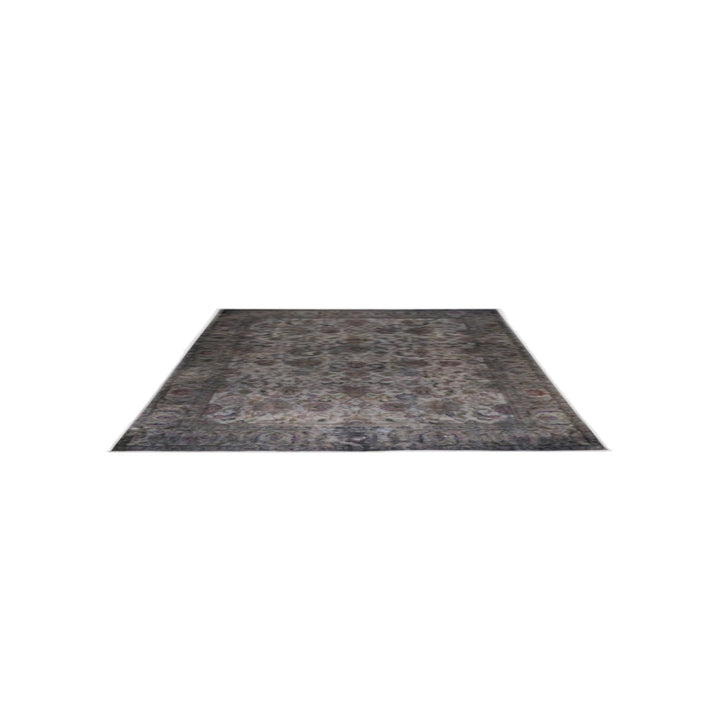 Kashan Persian Vintage Wash Rug — 10.11 x 7.9, transparent AR model (3.3274 × 2.3622 m)
