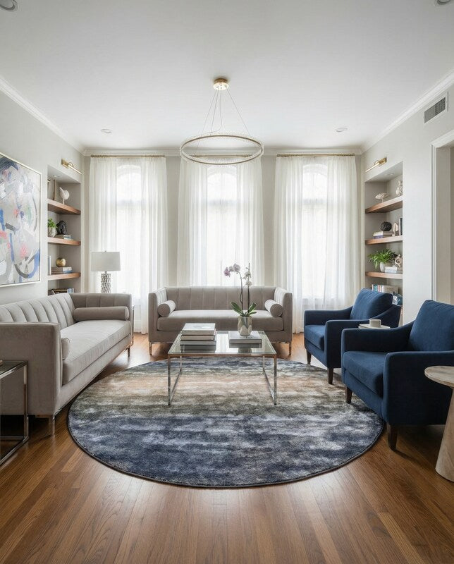 Nira Hand Tufted Rug - Size: 7.10 x 7.10