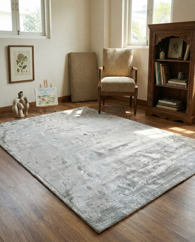 Olen Hand Tufted Rug - Size: 9.8 x 8