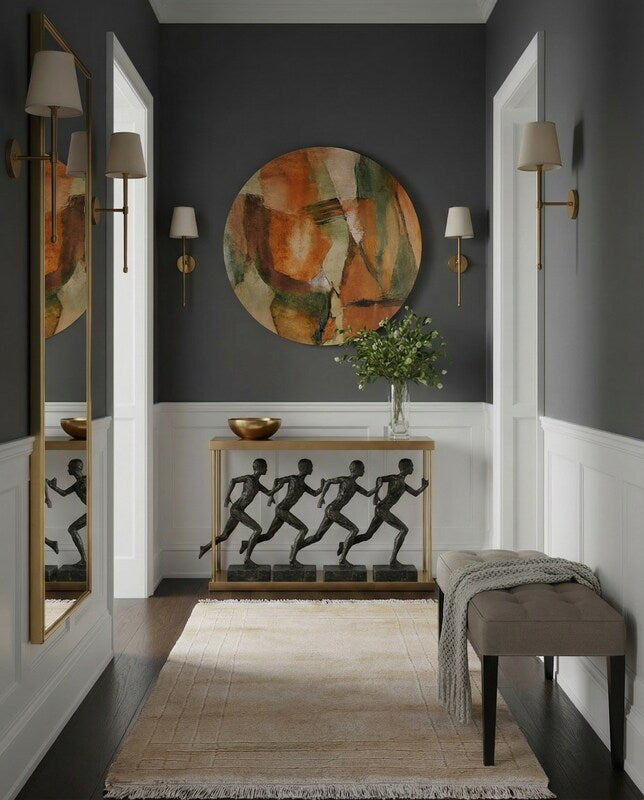 Gabbeh Modern Runner - Size: 5.1 x 2.3