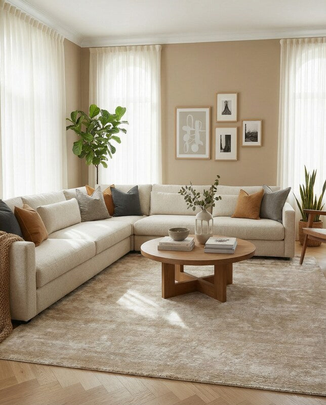 Tavi Hand Tufted Rug - Size: 10.2 x 7.1