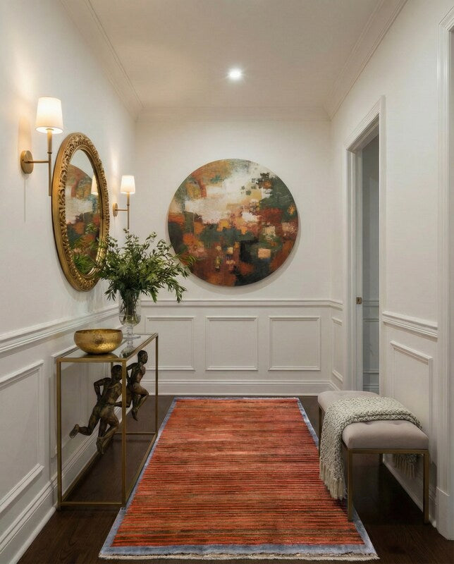 Gabbeh Modern Rug - Size: 6 x 3.10