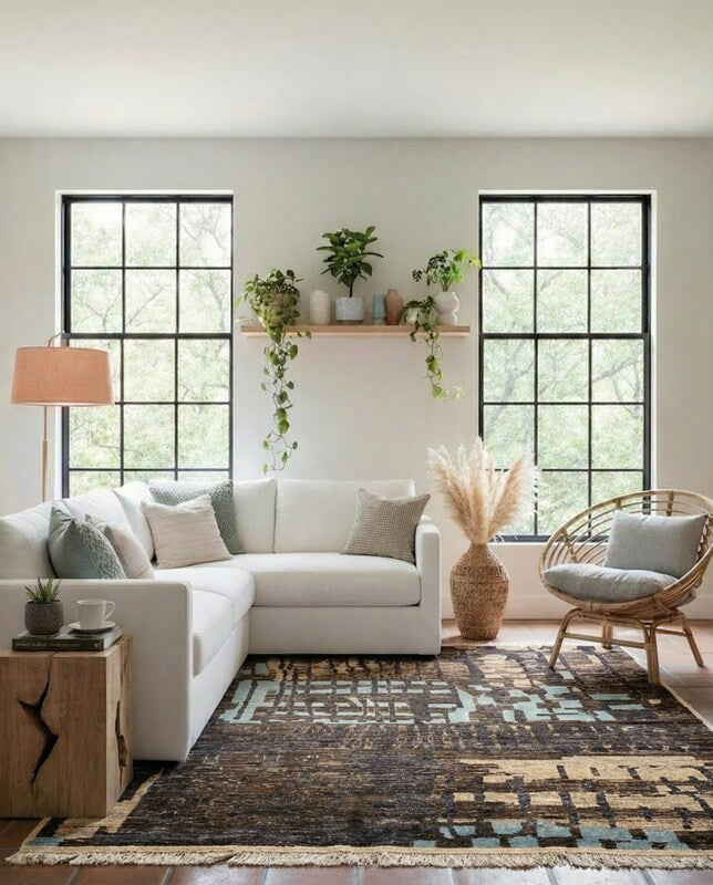 Moroccan Modern Rug - Size: 11.7 x 9.1