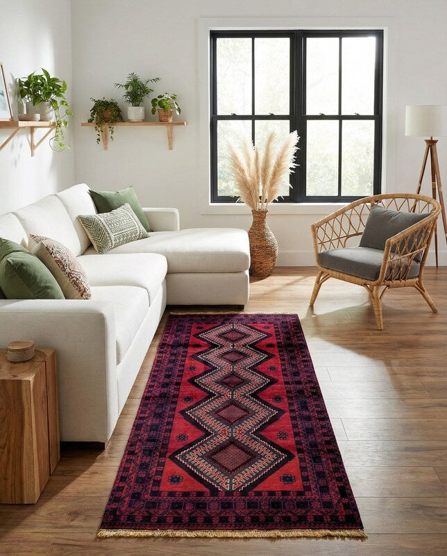 Baluchi Tribal Rug - Size: 6.6 x 3.4