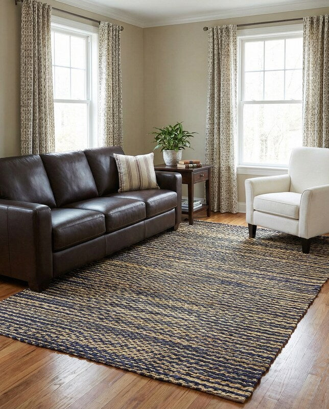 Braided Overdyed Jute Runner - Size: 7 x 2.4