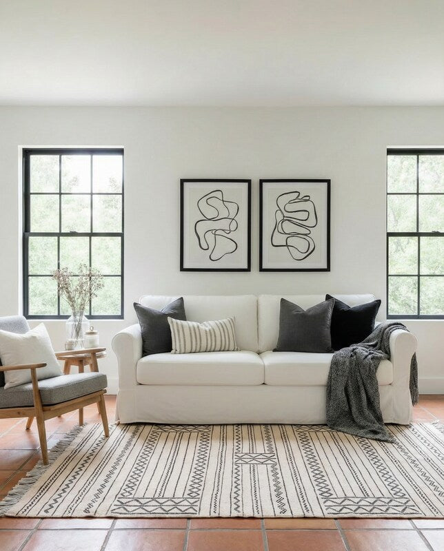 Turkish Kilim Rug - Size: 7.2 x 4.9