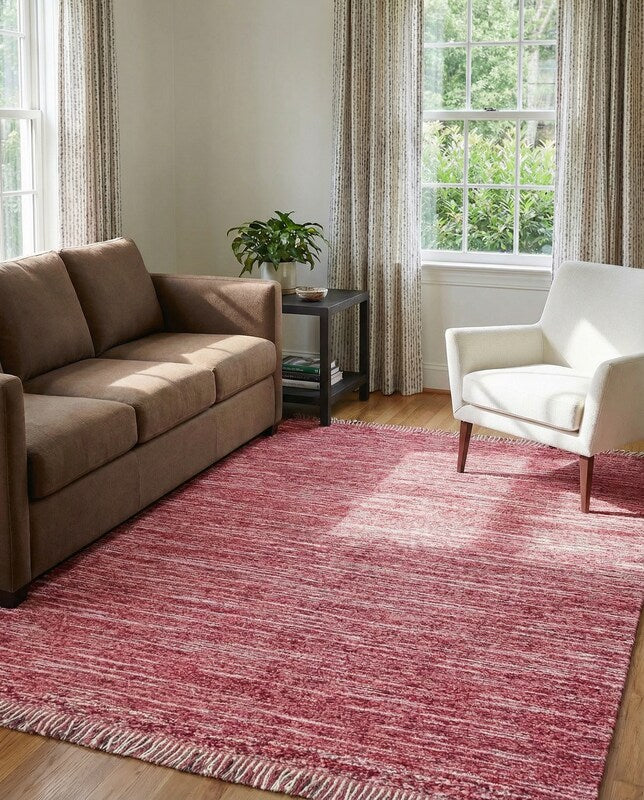 Modern Flatweave Rug - Size: 6.8 x 4.6