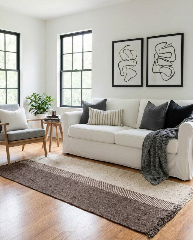 Tessara Flatweave Rug - Size: 6.5 x 3.10