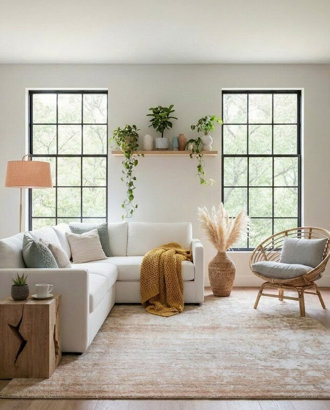 Ciala Hand Tufted Rug - Size: 11.3 x 9