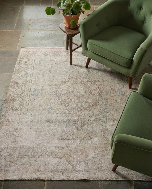 Tabriz Persian Vintage Wash Rug - Size: 12.10 x 9.8