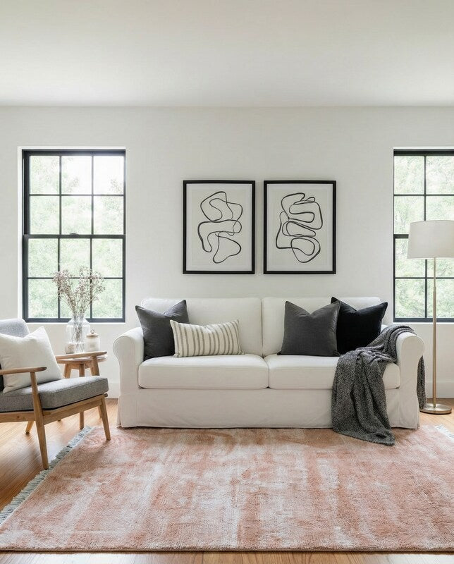 Auralis Hand Tufted Rug - Size: 5.11 x 4.5