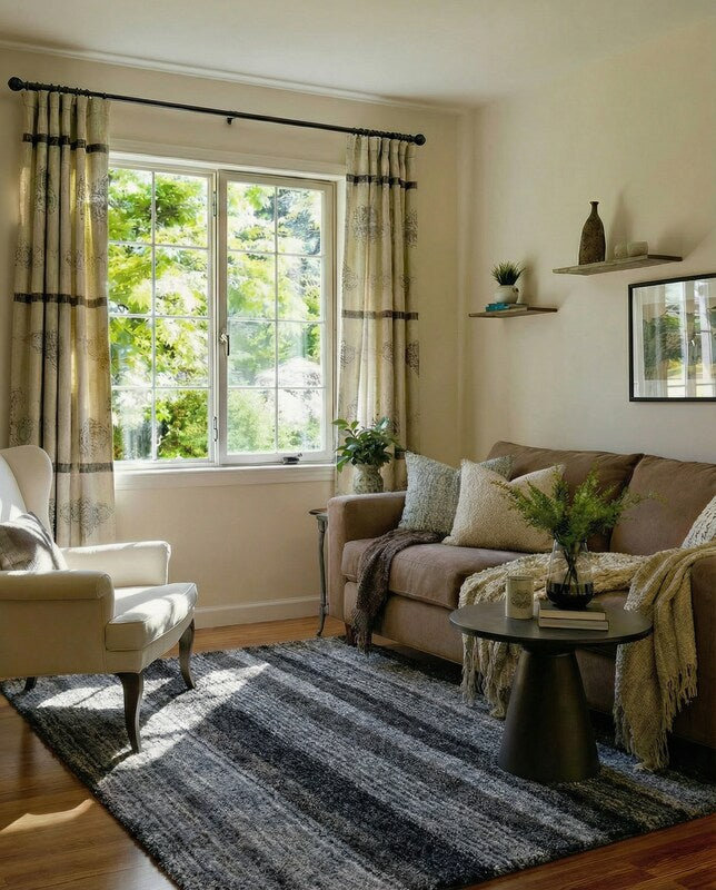 Gabbeh Modern Rug - Size: 6 x 4