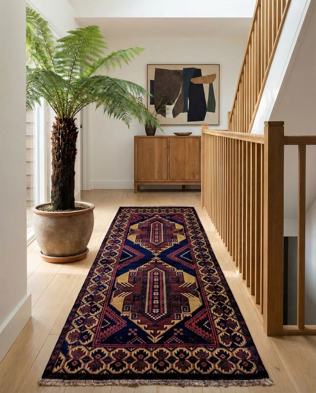 Baluchi Tribal Rug  - Size: 6.8 x 3.6