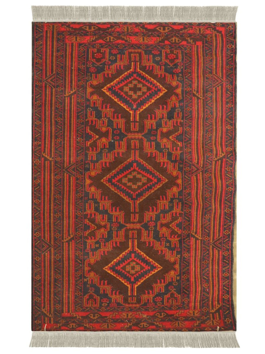 Baluchi Tribal Rug - Size: 6.8 x 3.11