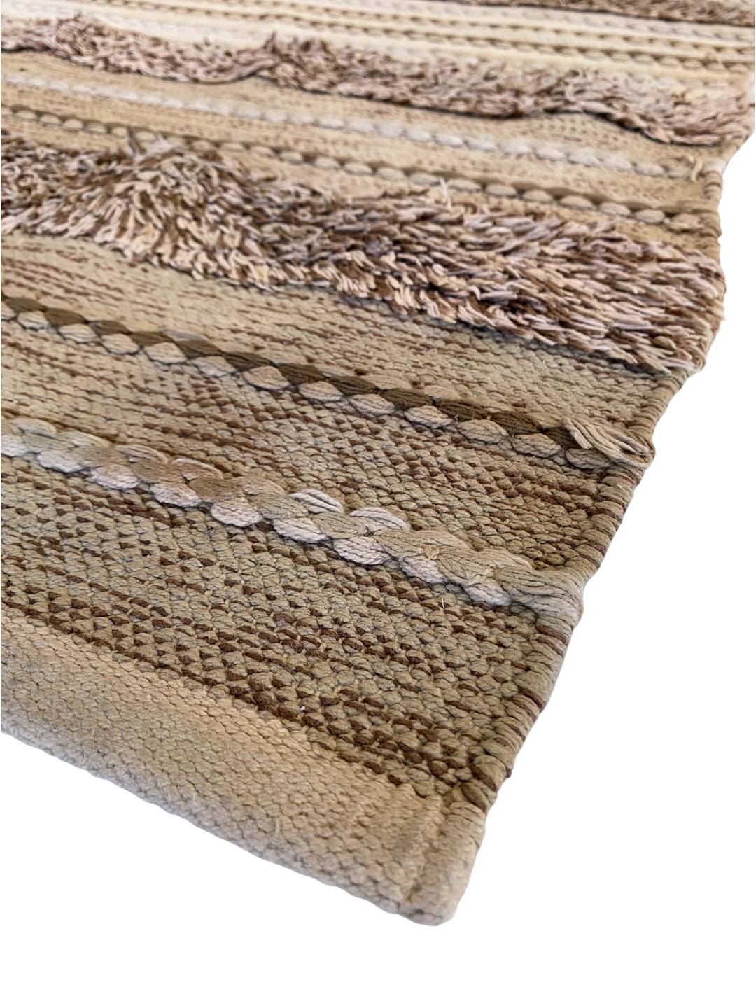 Shaggy lattice Moroccan Rug - Size: 4.4 x 2.4 - Imam Carpet Co