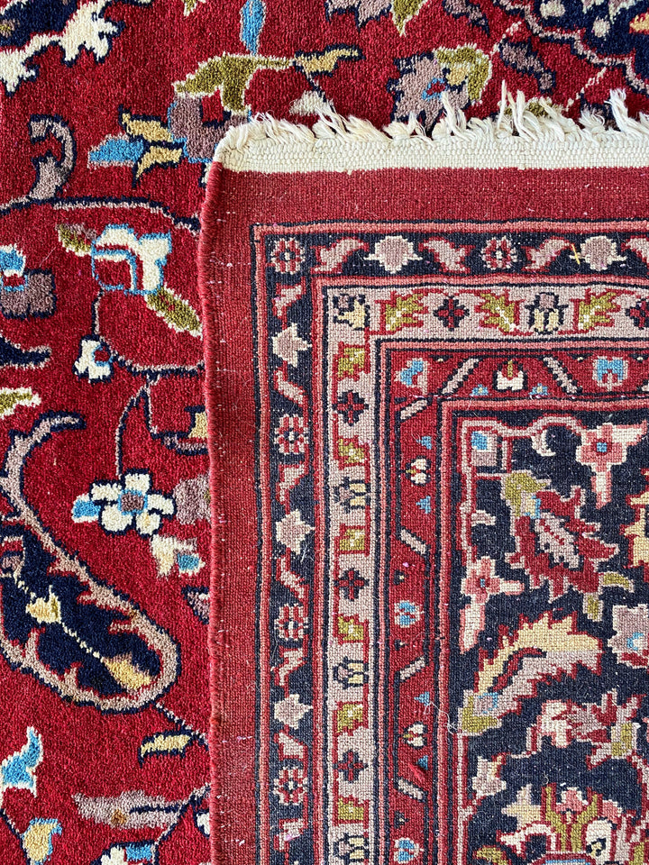 Vintage Kashan Rug - Size: 10.2 x 6.4 - Imam Carpet Co