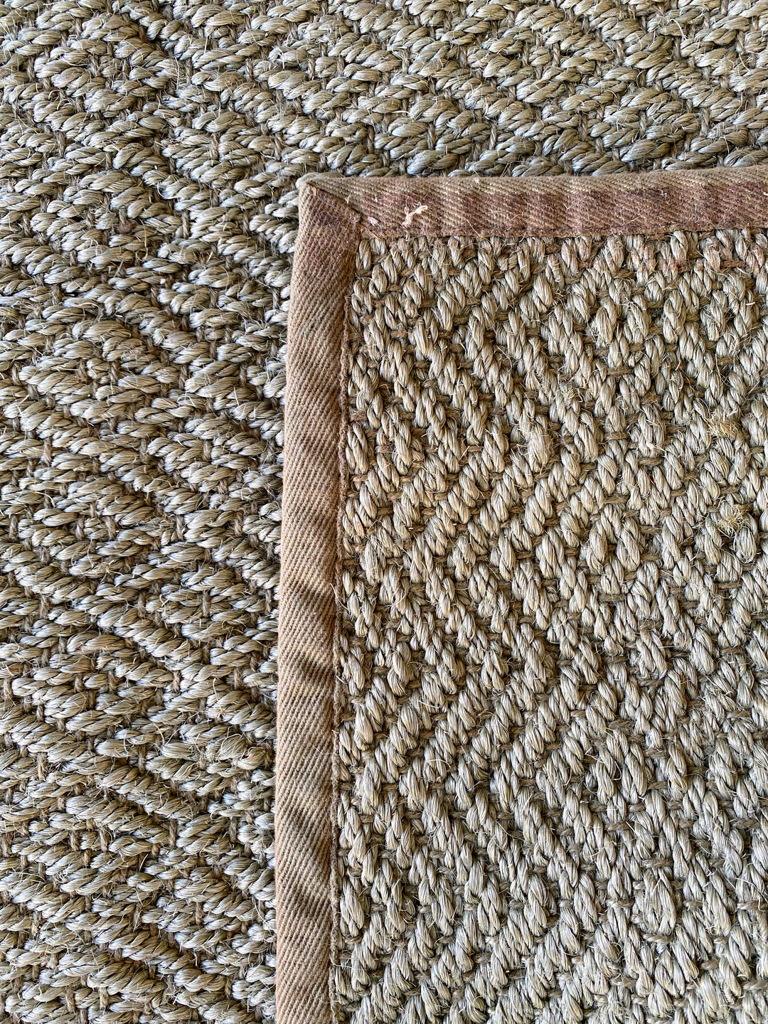 Diamond Sisal Rug - Size: 6 x 4.3 - Imam Carpet Co