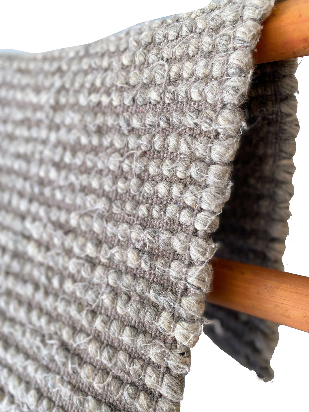 Wool & Cotton Braided Rug - Size: 6.11 x 5 - Imam Carpet Co