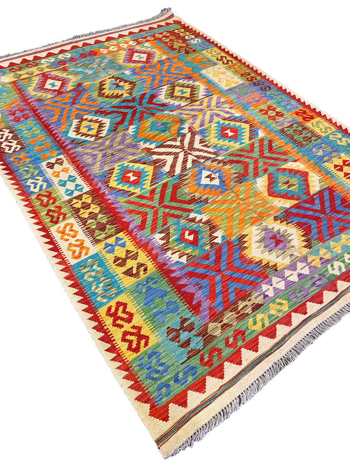 Afri - Size: 8.1 x 5.9 - Imam Carpet Co
