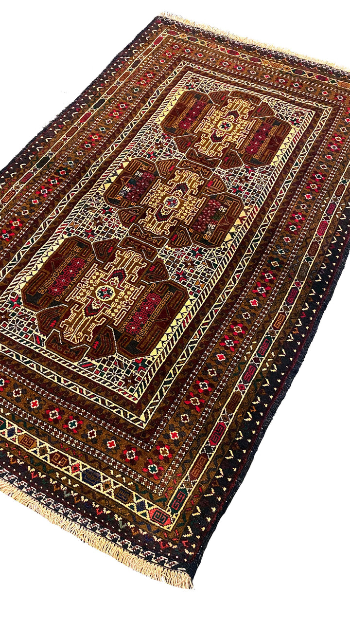 Morke - Size: 6.3 x 3.11 - Imam Carpet Co