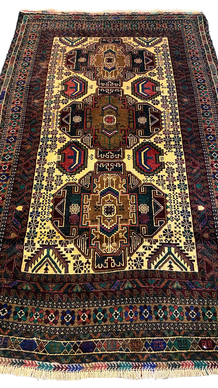 Basque - Size: 6.6 x 3.11 - Imam Carpet Co