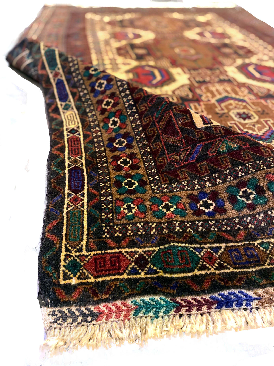 Basque - Size: 6.6 x 3.11 - Imam Carpet Co