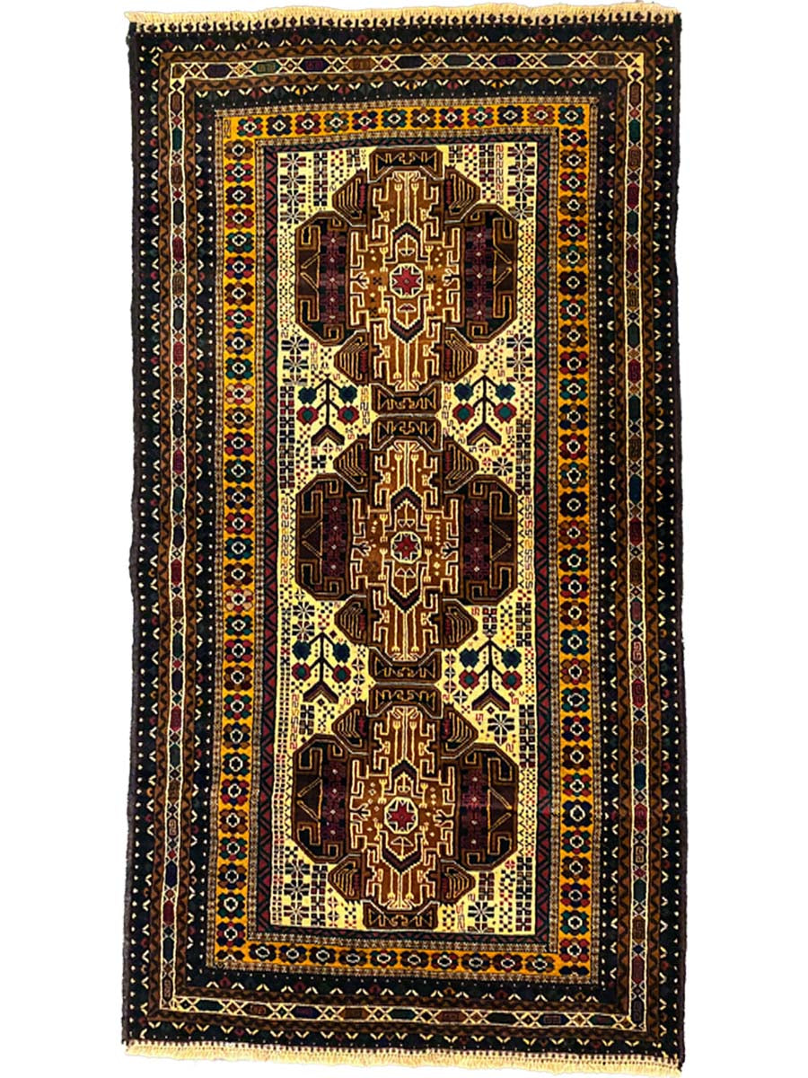Medalhao - Size: 7.7 x 3.8 - Imam Carpet Co