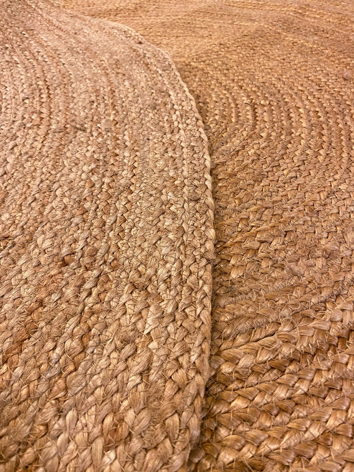 Round Jute Rug - Size: 5 x 5 - Imam Carpet Co