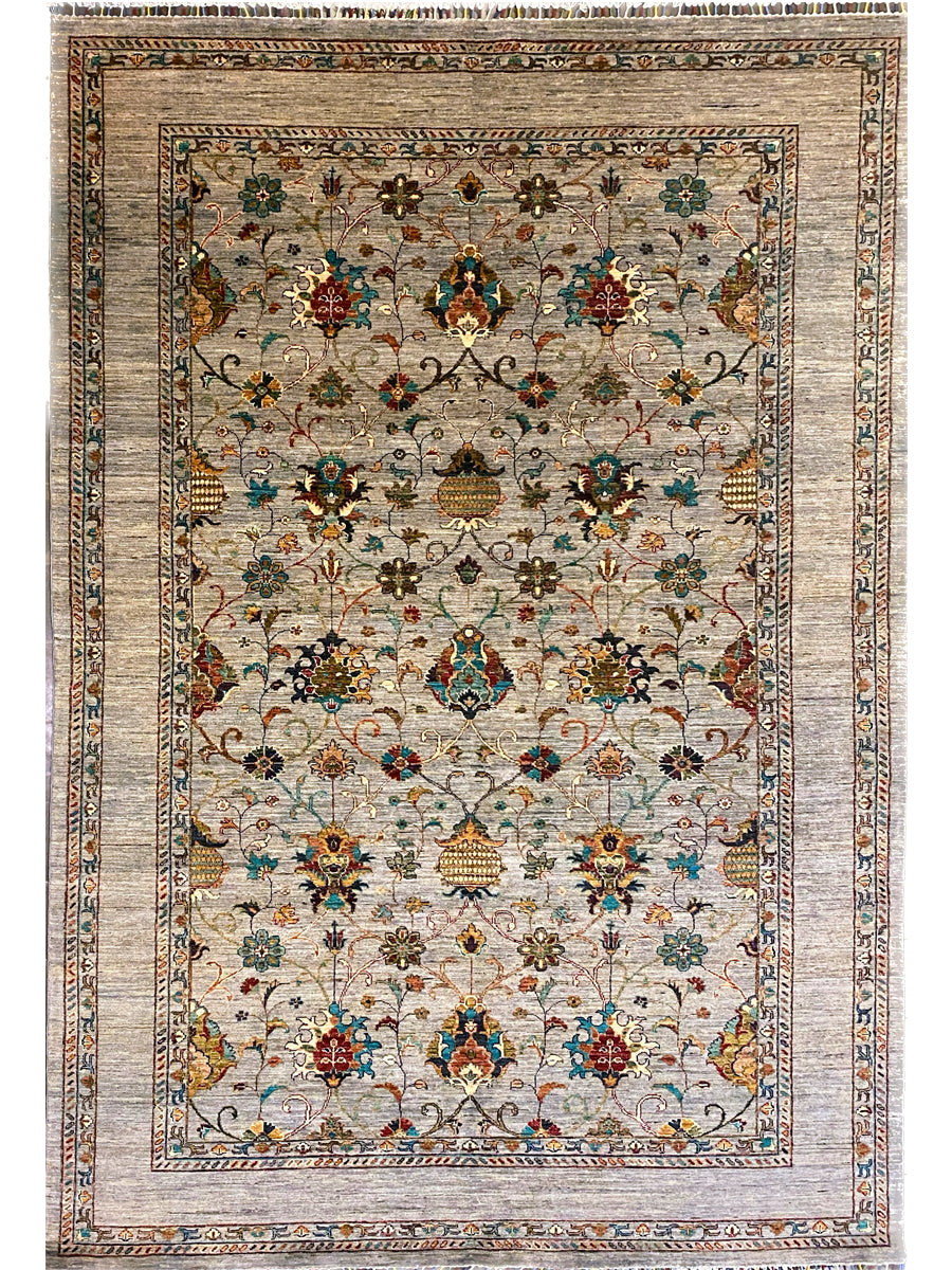 Gul - Size: 10.2 x 6.8 - Imam Carpet Co