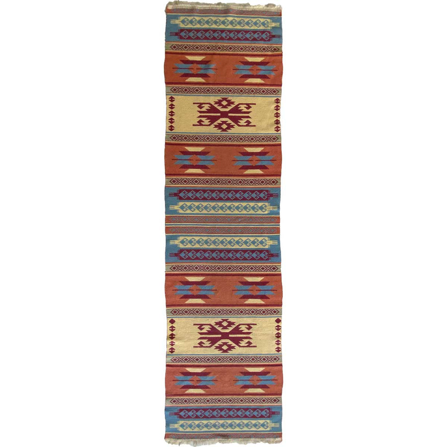 Turkish Runner -Size: 9.5 x 2.6 - Imam Carpet Co
