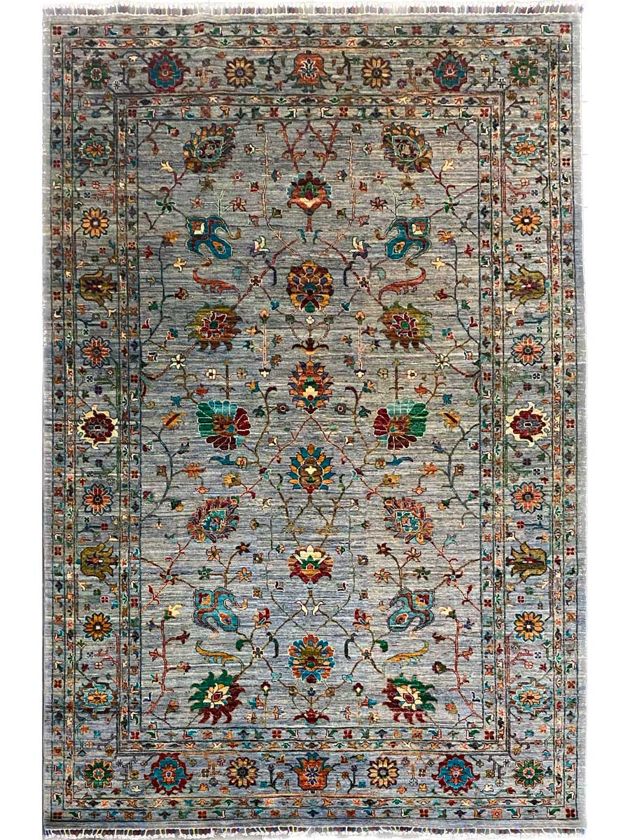 Aabroo - Size: 10.1 x 6.9 - Imam Carpet Co