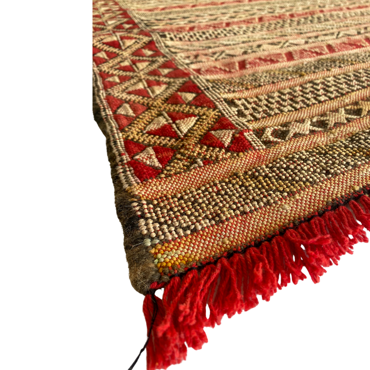 Peru Sumak Silk Kilim - Size: 5.2 x 3.5 - Imam Carpet Co