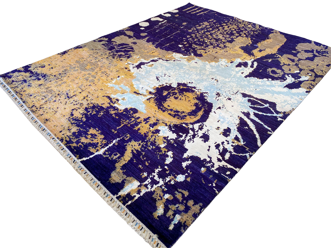 FireBall Abstract Rug - Size: 10.2 x 8.1 - Imam Carpet Co