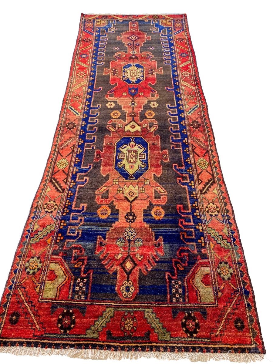 Abrush Tribal Runner - Size: 9.5 x 3.3 - Imam Carpet Co