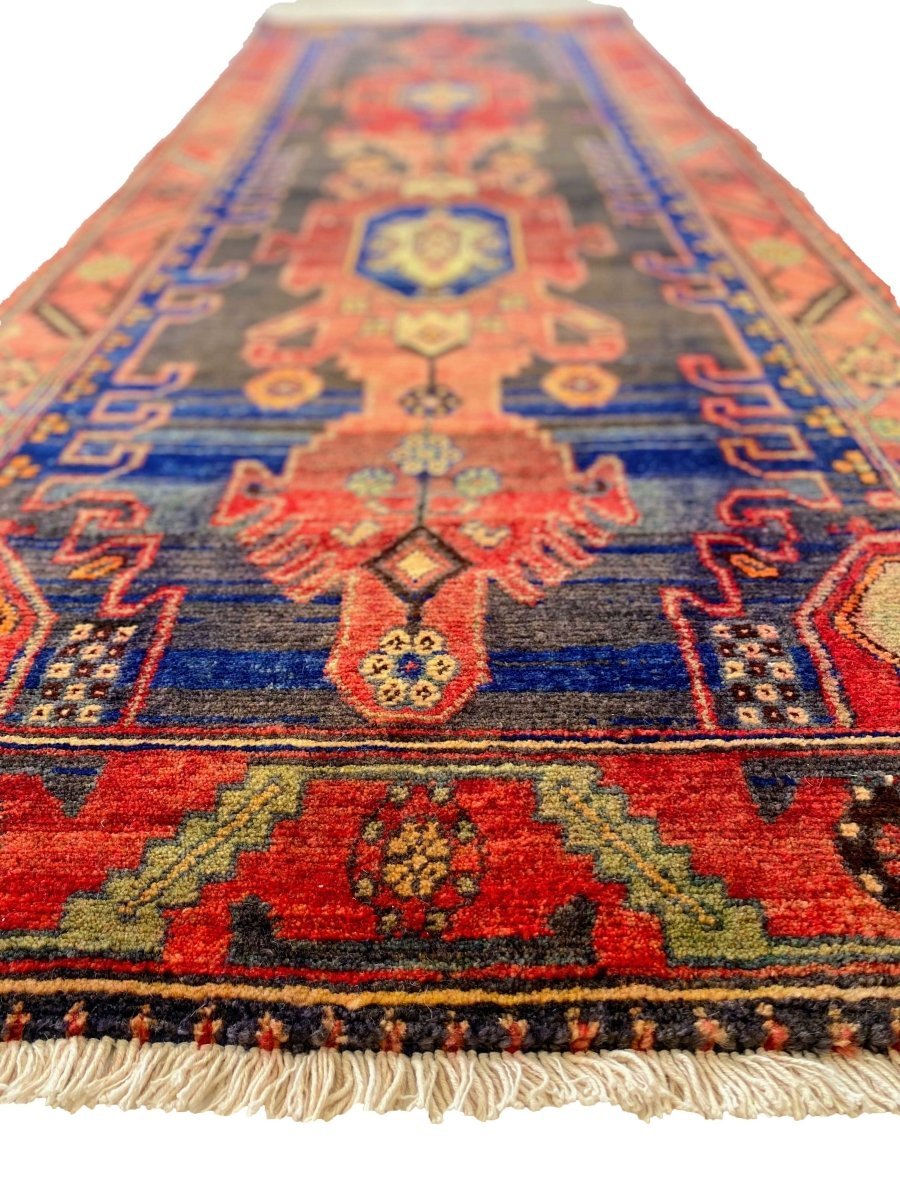 Abrush Tribal Runner - Size: 9.5 x 3.3 - Imam Carpet Co