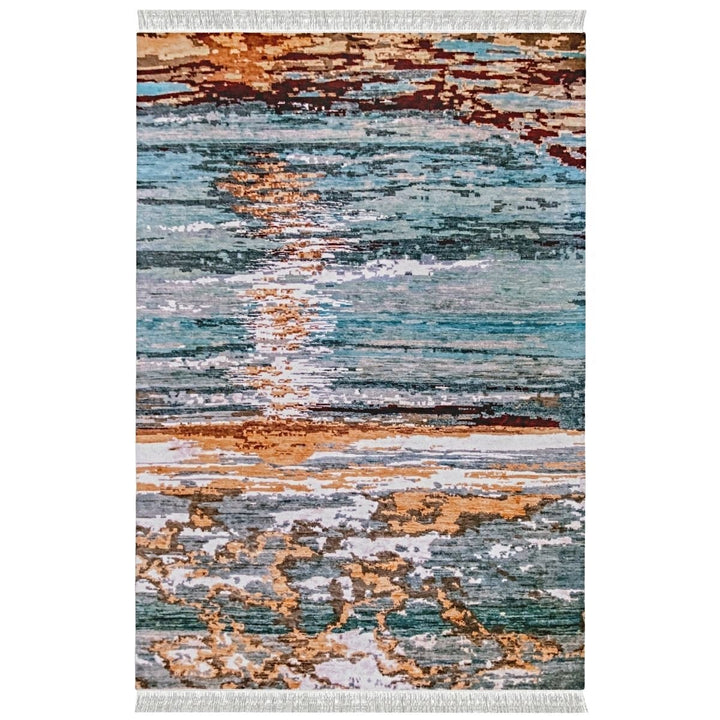 Abstract Modern Rug - Size: 9.4 x 6.3 - Imam Carpets - Online Shop