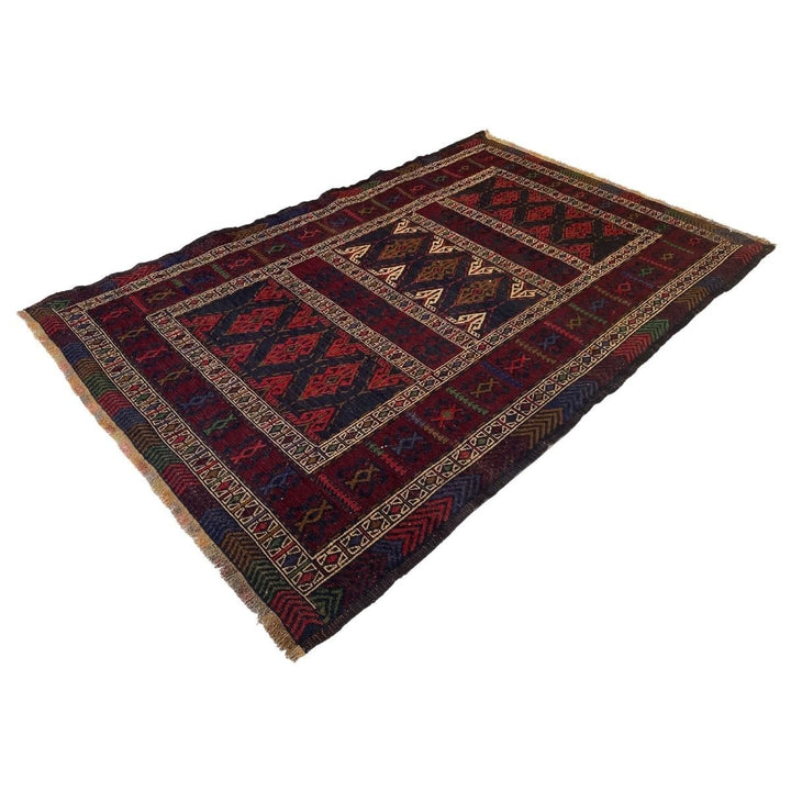 Adraskan Sumak Kilim - Size: 5.11 x 3.11 - Imam Carpets - Online Shop