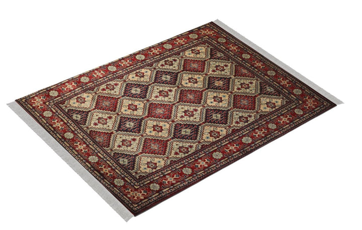 Afghani - 6.10 x 5.3 - Mazaar Sharif Handmade Carpet - Imam Carpets - Online Shop