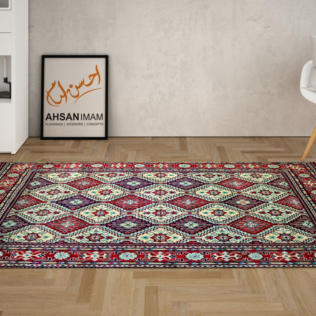 Afghani - 6.10 x 5.3 - Mazar Sharif Handmade Carpet - Imam Carpets - Online Shop