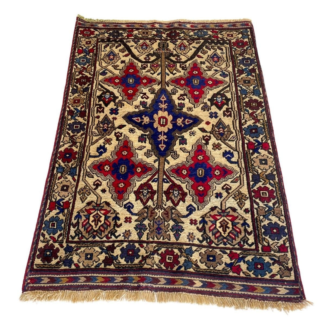 Afghani Barjesta Rug - Size: 5 x 3.6 - Imam Carpets - Online Shop