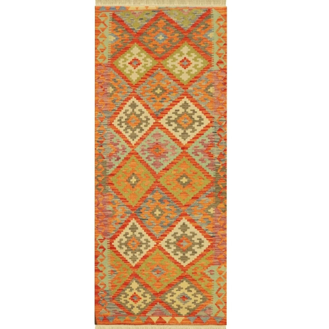Afghani Chobi - 2.2 x 6.4 (Runner) - Handmade Kilim - Imam Carpets - Online Shop